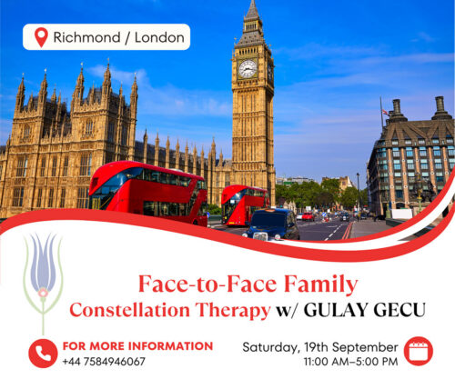 Consultant comes to Gülay Gecü’s Face-to-Face Family Constellation Therapy to resolve this issue they have identified.